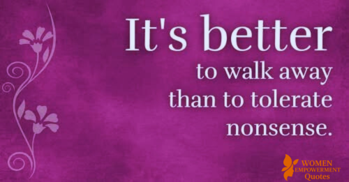 KNOW WHEN TO WALK AWAY: CHOOSING PEACE OVER POINTLESS STRUGGLES