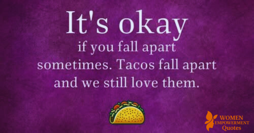 THE BEAUTY OF FALLING APART