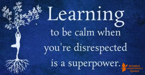 THE STRENGTH OF STILLNESS: RISING ABOVE DISRESPECT WITH GRACE