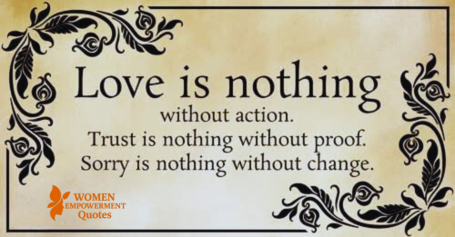 WHEN LOVE IS REAL, IT SHOWS