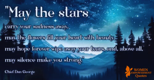LET THE STARS GENTLY CARRY YOUR SORROW