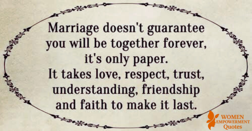 Marriage Is a Journey, Not a Guarantee