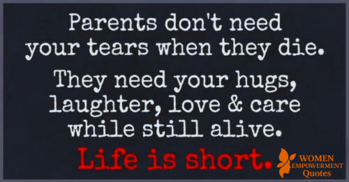 WHILE THEY’RE STILL HERE: CHERISH YOUR PARENTS BEFORE GOODBYE