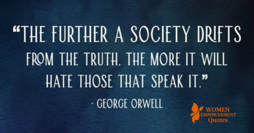 WHEN TRUTH BECOMES A LONELY VOICE