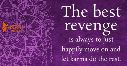 THE GREATEST REVENGE IS INNER PEACE