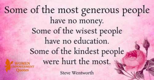 THE RICHEST HEARTS OFTEN HAVE EMPTY POCKETS