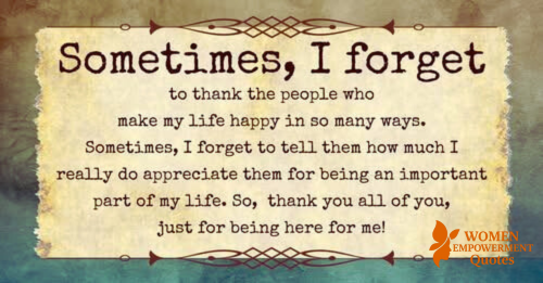 The Thank Yous I Forgot to Say