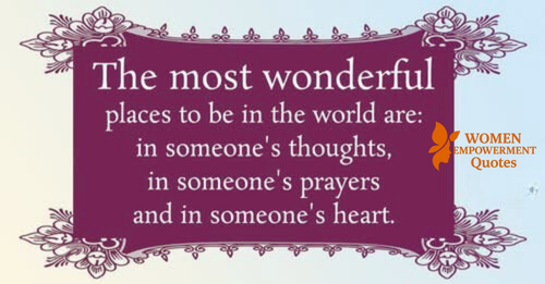 The Most Beautiful Place to Be Is in Someone’s Heart