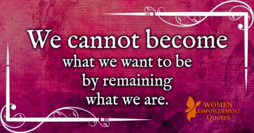 Becoming Begins Where Comfort Ends