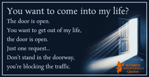 When People Come and Go, Let Them – But Don’t Stay in the Doorway