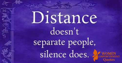When Silence Speaks Louder Than Distance