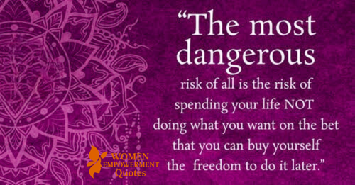 The Greatest Risk Is a Life Lived in Waiting