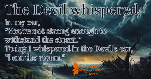 I Didn’t Fear the Storm—Because I Am the Storm