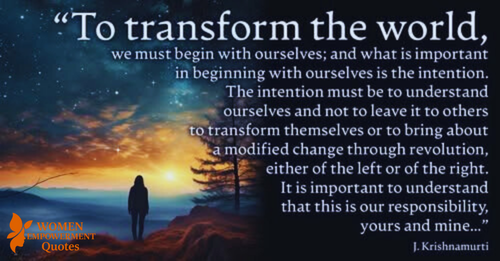 Change Begins in the Mirror: The Quiet Power of Inner Work