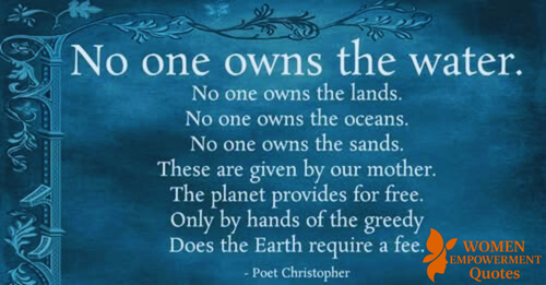 The Earth Was Never Ours to Own