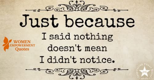 The Power Behind Silence: What I Notice When I Say Nothing