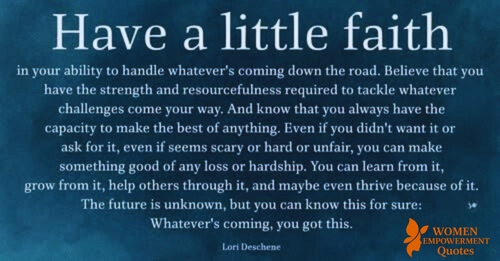 Trust the Strength Within: Facing Life’s Uncertainty with Grace